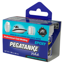 Load image into Gallery viewer, PEGATANKE - White 2 Part Epoxy Resin, Professional Cold Weld Adhesive, 44ml
