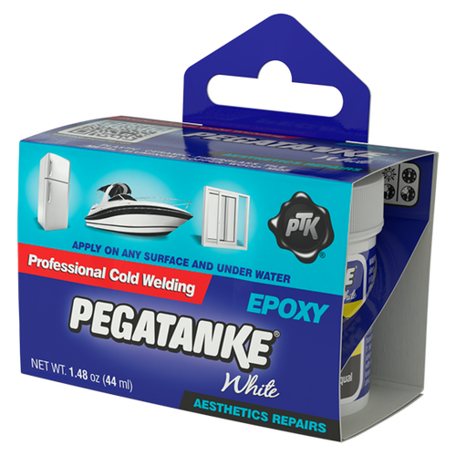 PEGATANKE - White 2 Part Epoxy Resin, Professional Cold Weld Adhesive, 44ml